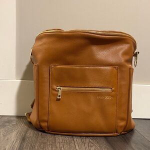Fawn Design Brown Diaper Bag/Backpack
